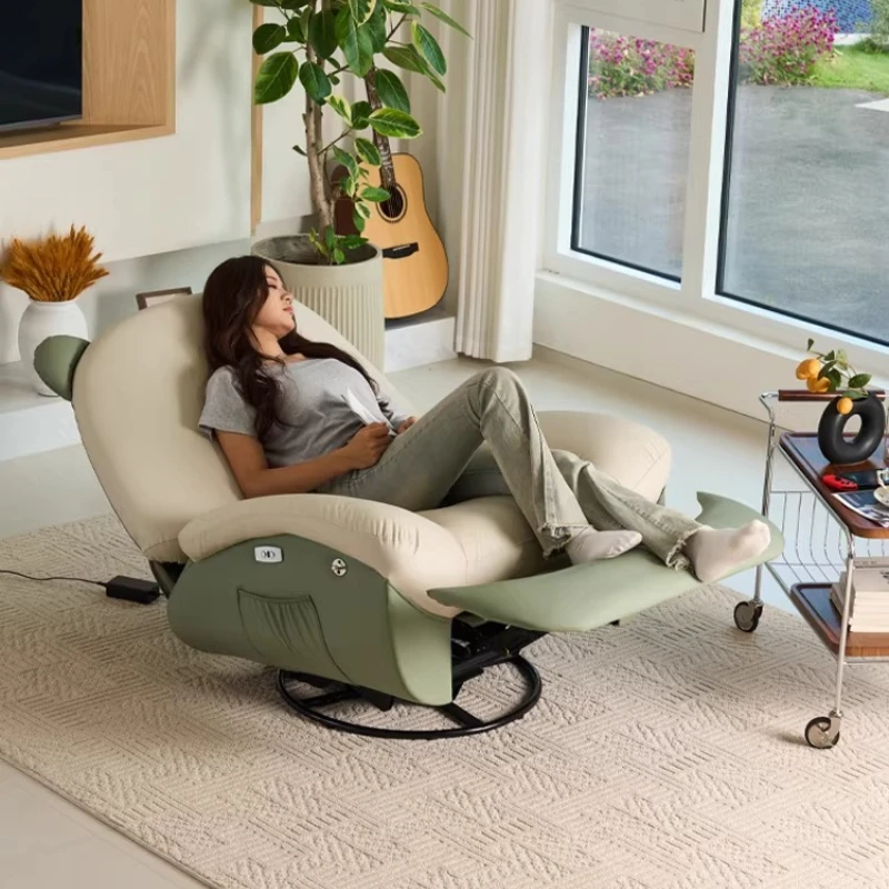 

Strong Beige Electric Sofa Swivel Armrest Design Designer Relax Electric Sofa Sleeper Modern Smart Sofa De Luxo Furniture Home