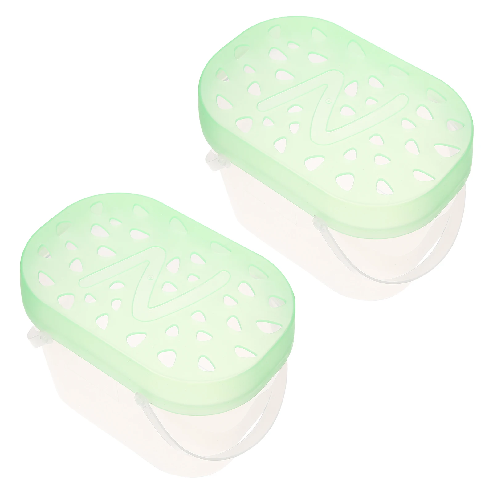 

2pcs Portable Pet Cases Small Pets Carrying Travel Reptile Boxes Thickened Sealed Lid Climbing Proof Ventilated Durable