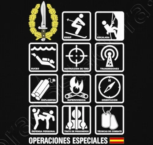 Compania Operaciones Especiales Españolas Activities Men T-Shirt Short Sleeve Casual 100% Cotton O-Neck Summer Tees