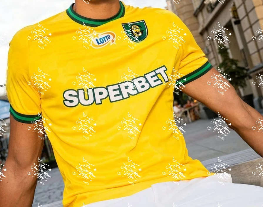 

Polishfootball 25-26GKS Katowice jerseys Quick-drying sportsPolish football jerseys T-shirt Men's,women's and children'sfootball