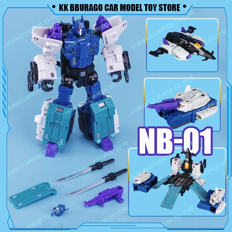 Trasformazione NBF NB-01 Action Figures MFT Triple Changer Overlord Gigatron Modello in piccola scala Serbatoi per aerei Basi Giocattolo Giocattoli per bambini