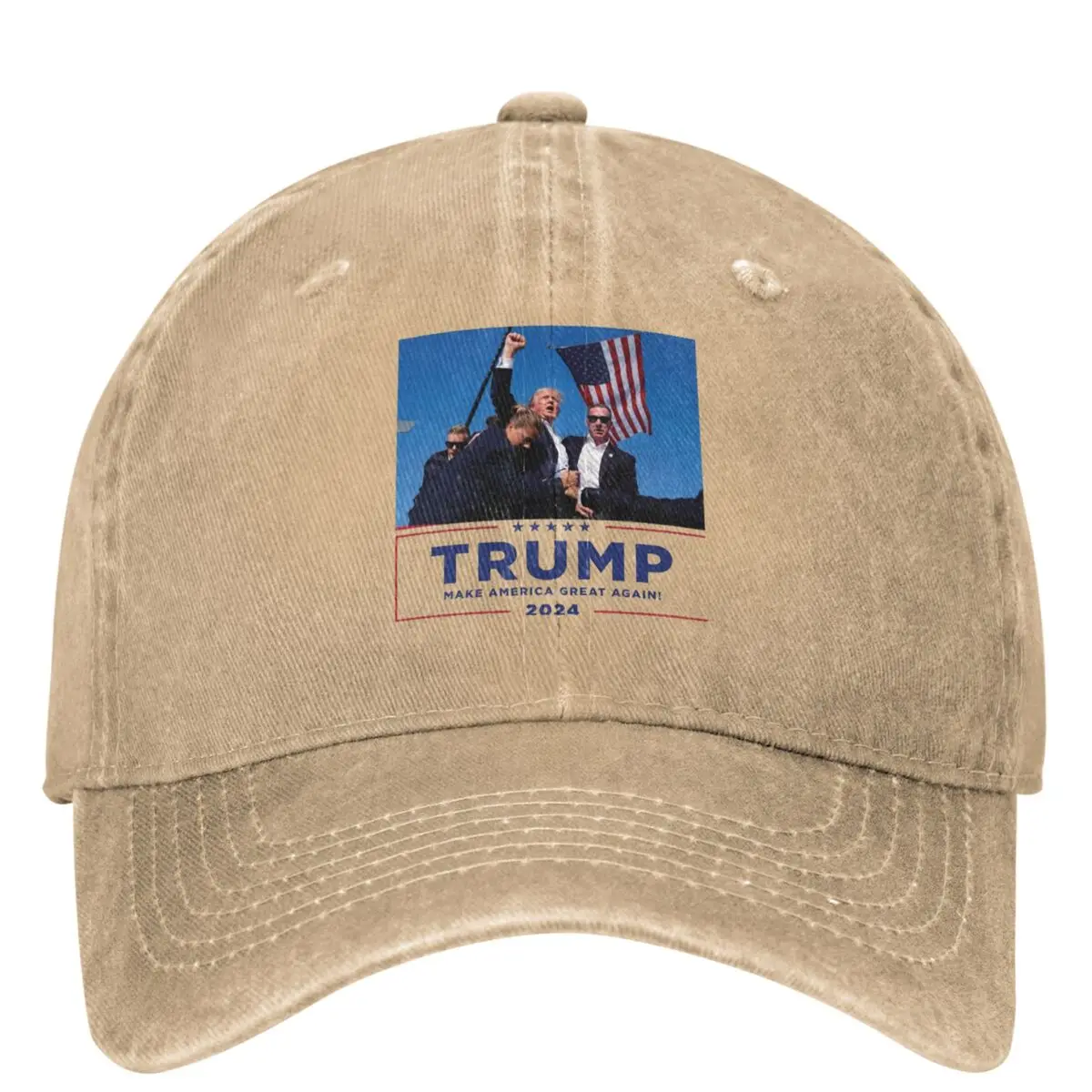 2024 Trump Shooting Accessories Men Women Baseball Cap Donald Trump Shot Caps Hat Vintage Adjustable Fit Trucker Hat Headwear