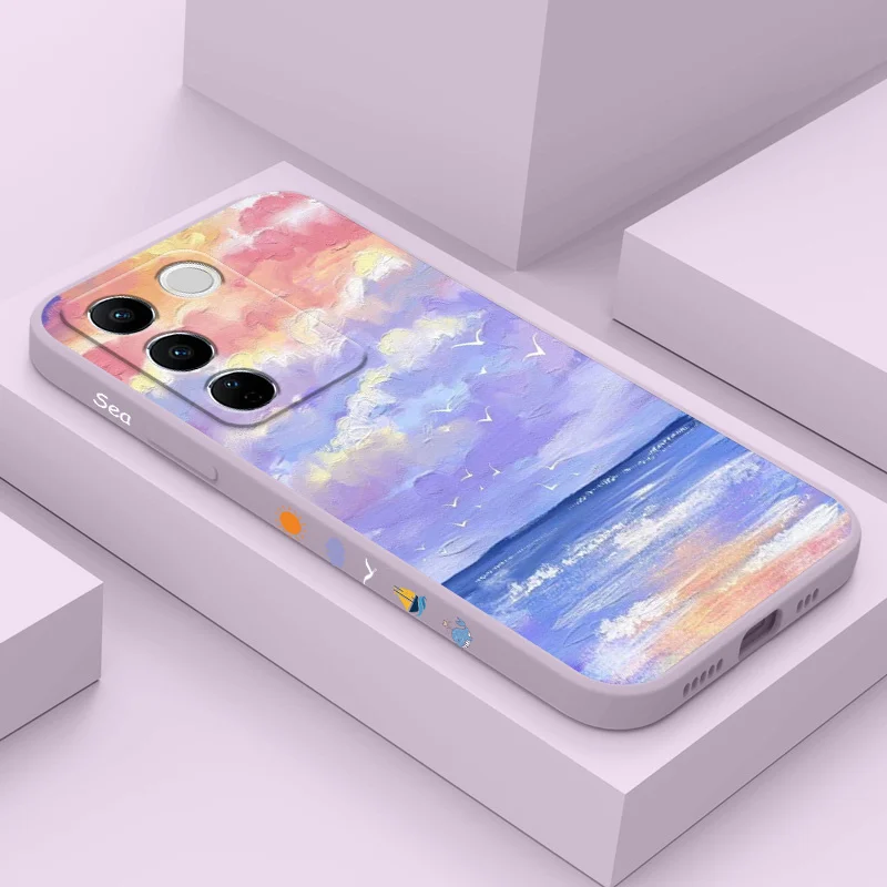 

Sky Painting Phone Case For VIVO V30 V29 V29E V27 V27E V25 V25E V23 V23E V21 V20 Y20 Y12 Y21 Y22 Y50 Y35 Y76 Y36 Pro 4G 5G