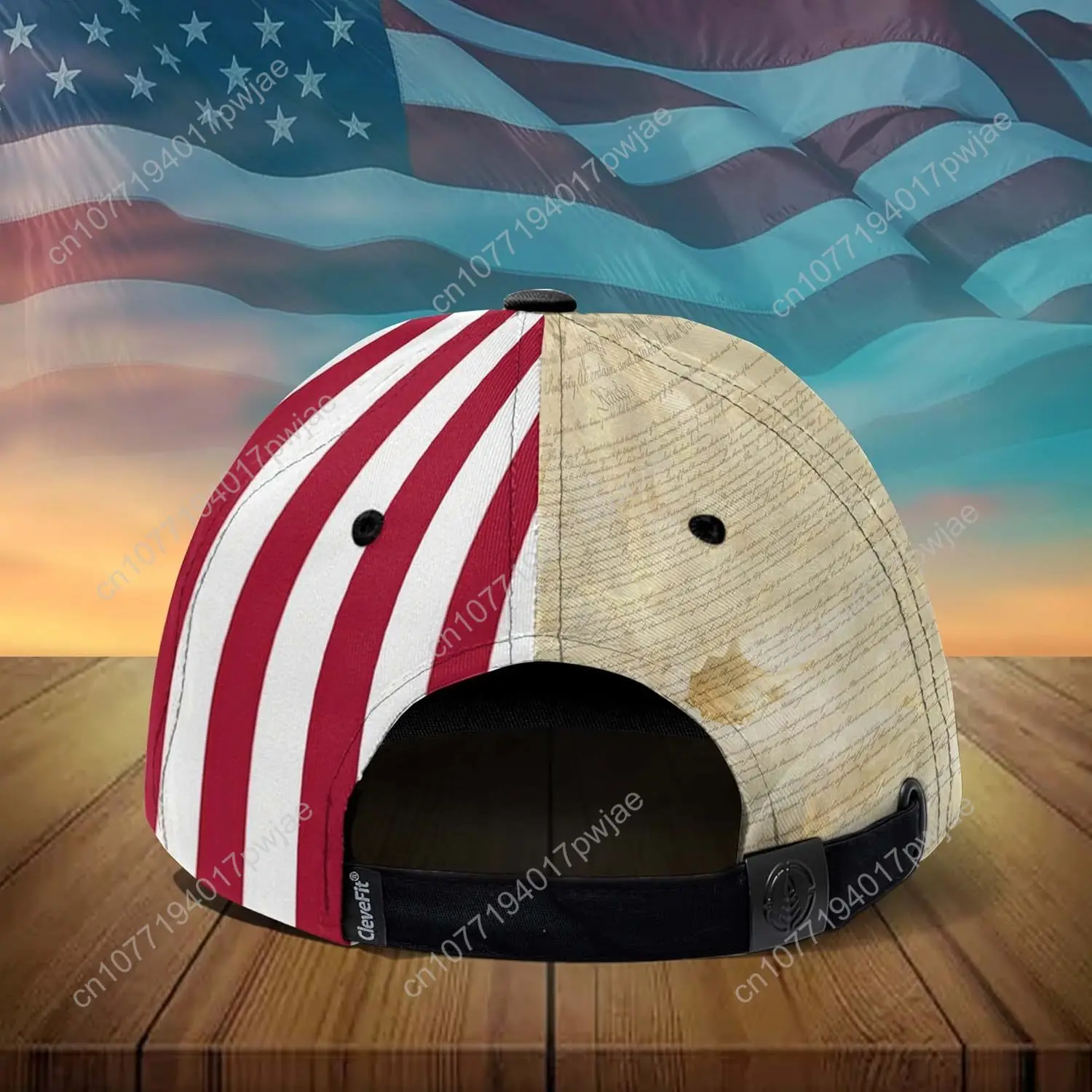 CleveFit 3D-geprint, One Nation Under God-baseballpet, American Eagle-hoed voor Amerikaanse patriots, unieke designhoed