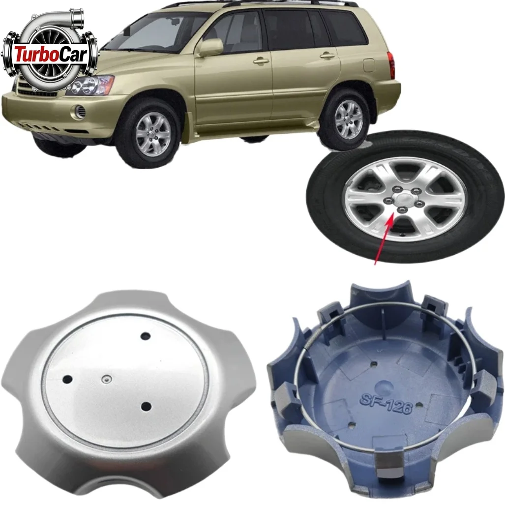 

4Pcs Wheel Hub Center Caps For Toyota Highlander 2001-2007 42603-48020 4260348020 Wheel Hub Cover Replacement