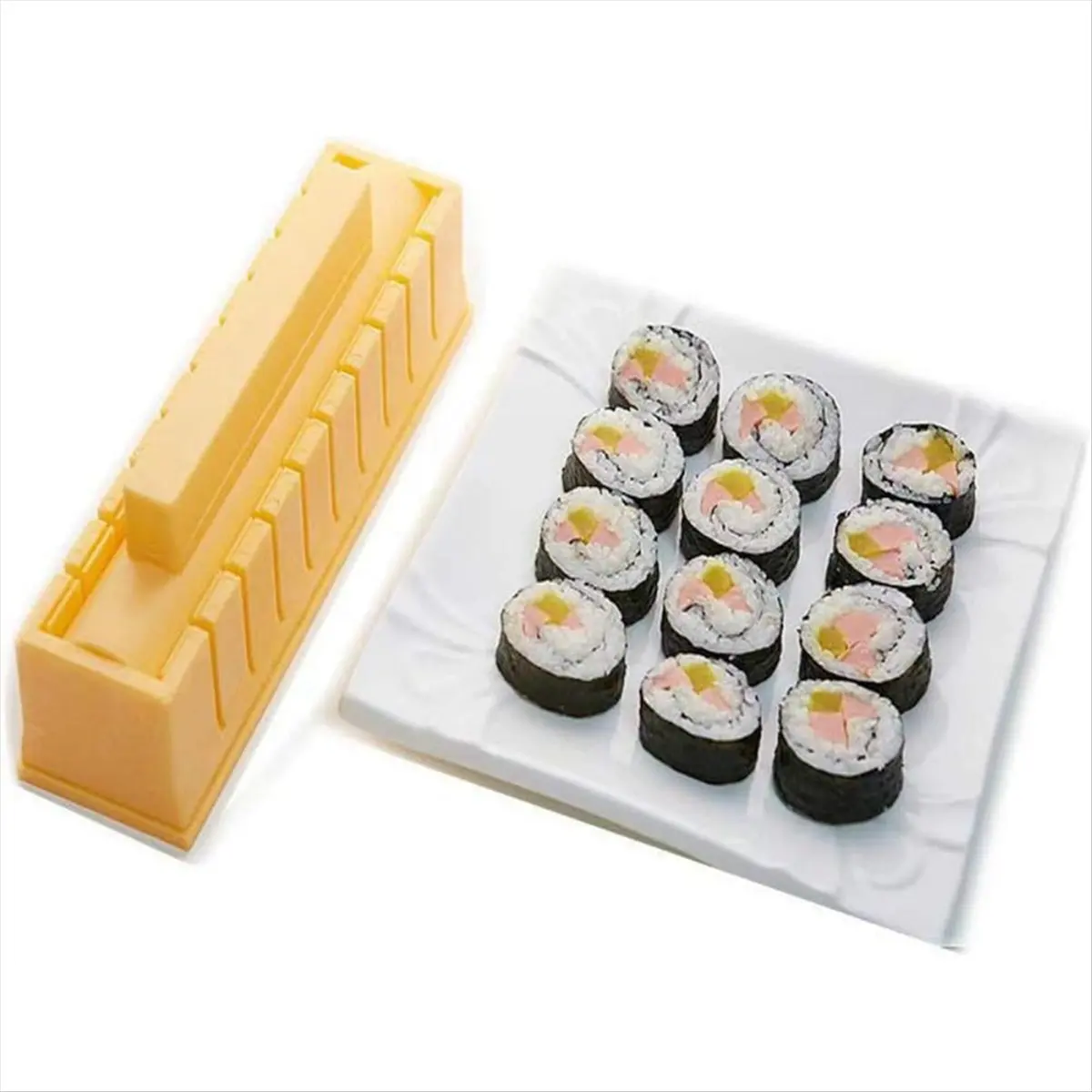 A22I Sushi Maker, Sushi DIY Mold Set - Easy Sushi Making Kit, Help to Make Round Shaped Sushi