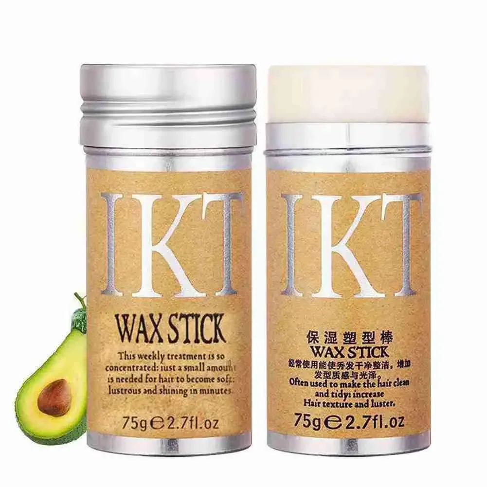 10PCS IKT 75g Strong Hold Hair Wax Stick For Hair Styling Wig Knots Healer Gel Stick Thin Baby Hair Perfect Line