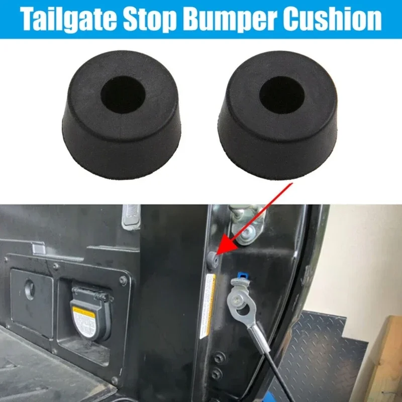 Tailgate Cushion Pads Noise Reduction Tailgate Stopper for Effective Impact Absorption & Protections Against Wear & Tear