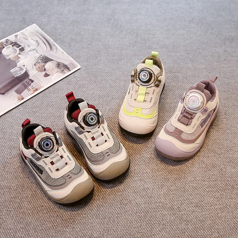 

Children Casual Sports Shoes 2025 Autumn Girls Breathable Sneakers Anti SlipFashion Running Shoes Kids Outdoor Walking Shoes