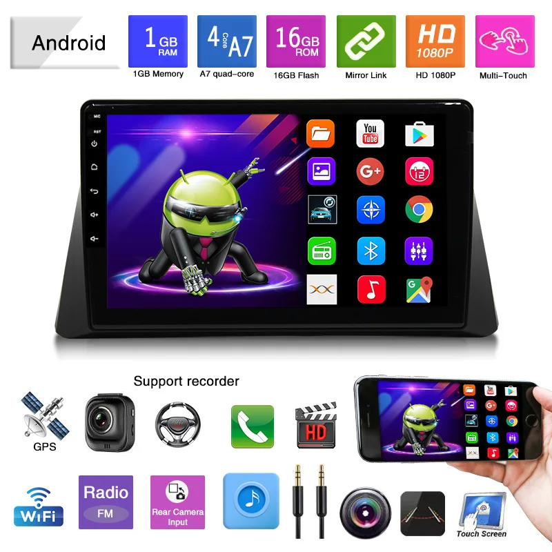 Jiawell Android Car DVD Player GPS FM Music Audio Video Carplay Wifi BT IPS Screen Car Radio for 08-13 - view 2