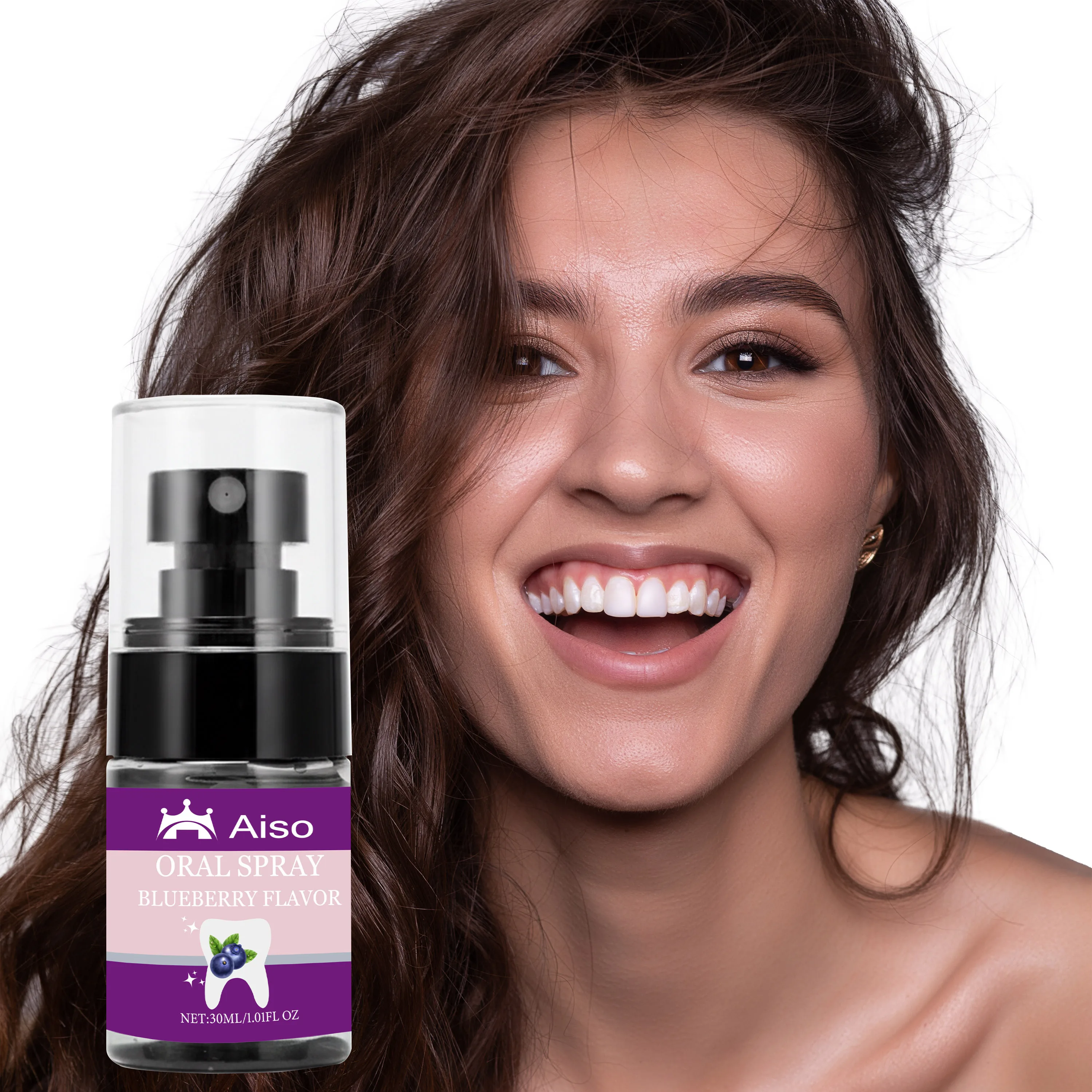 بخاخ التنفس عنبية 30 مل، ينعش التنفس بسرعة، نكهة التوت المنعشة، يجب اقتناؤها للتمر.