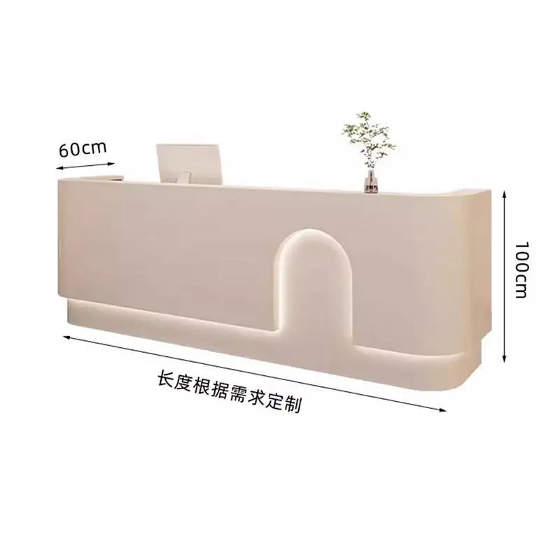 

Modern Reception Desks Luxury Accessories Display Beauty Reception Desk Decorations Rezeption Desk Beauty Commercial Furniture