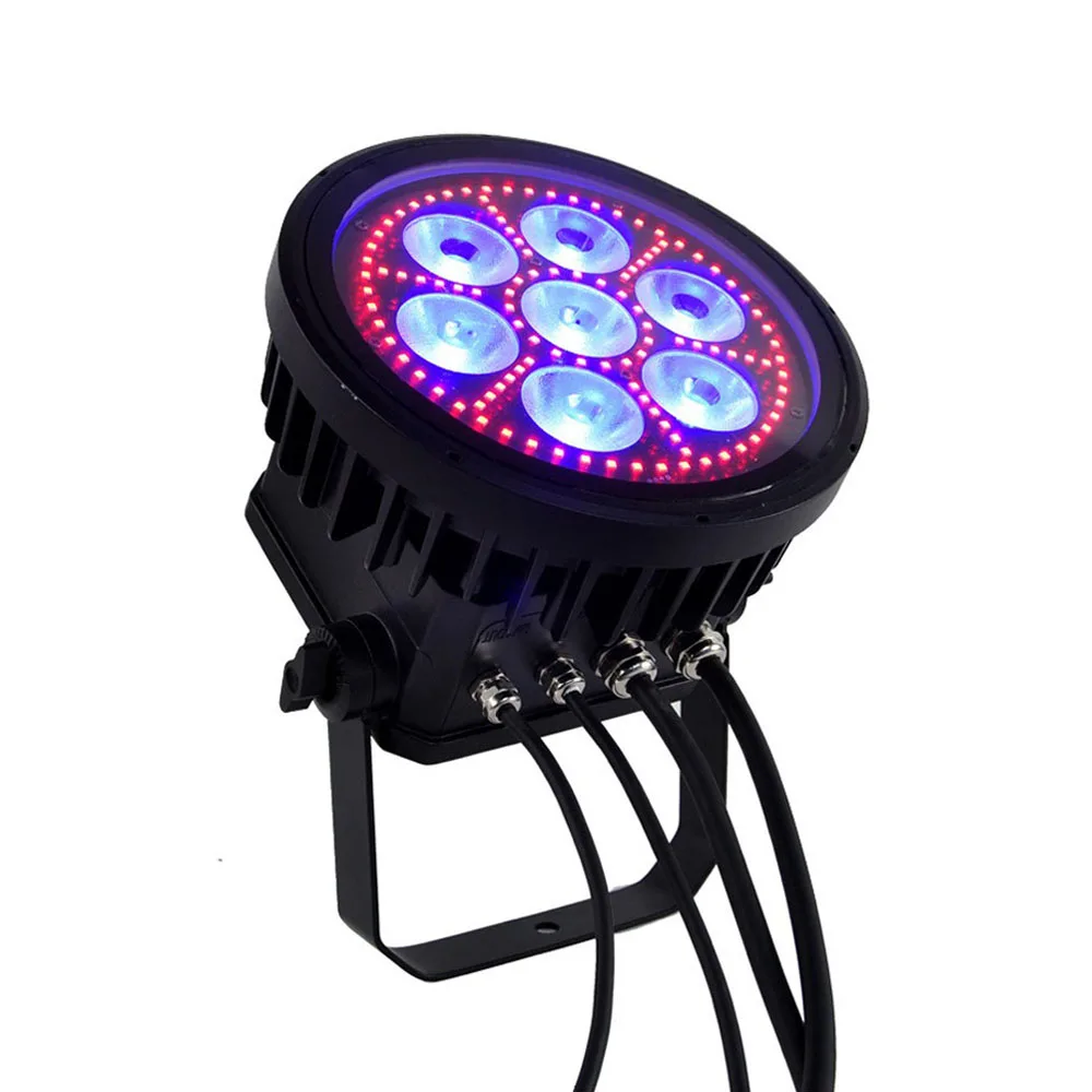 IP65 Waterproof Aluminum Led Par Light 7x40W RGBL 4in1 DMX512 18X12W Control Professional Stage DJ Equipment Disco Outdoor Wash