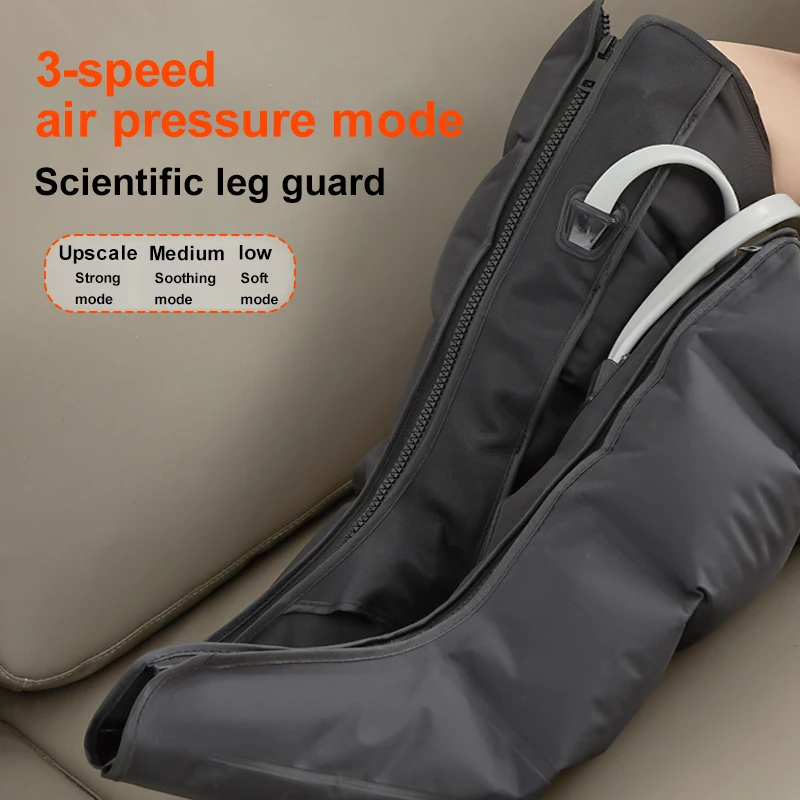 Athlete 4 Chambers Air Compression Leg Massager Circulation Relaxation Boots for Sport Recovery Foot Leg Massager
