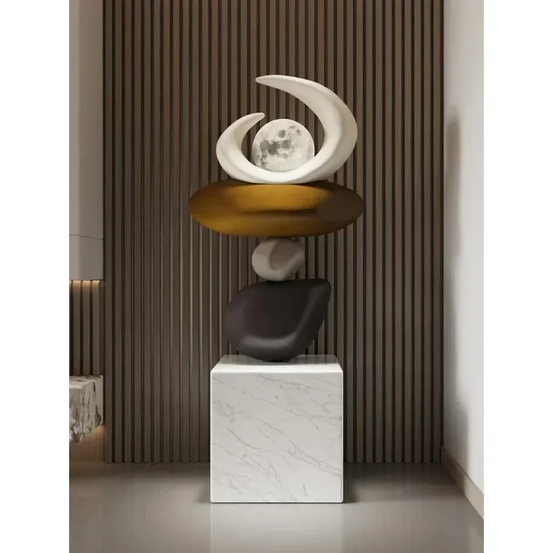 Large Floor Lamp  Living Room Office Decorations Nordic Home Decor Sculptures & Statuette Aesthetic Interior Accessories