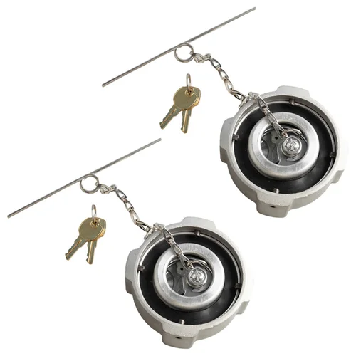 A13Z_2Pcs Tapa de combustible diésel con bloqueo para Freightliner Cascadia Columbia