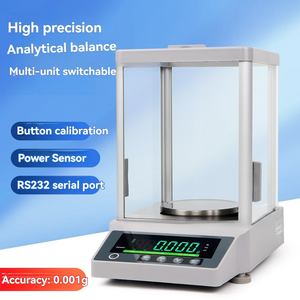 

European Standard High-precision Electronic Balance Analysis Digital Balance Jewelry Gold Scale Precision Experimental Weighing