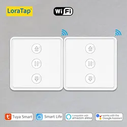 Ue wi fi interruptor de cortina para persianas rolo do obturador motorizado tuya app temporizador google casa alexa eco controle voz automação residencial