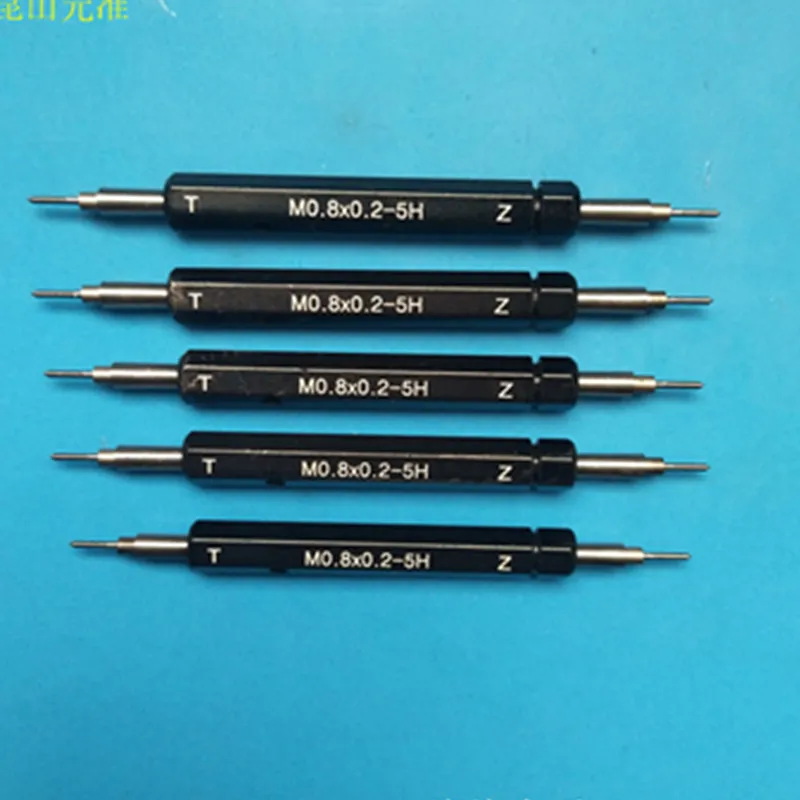 Indicador de enchufe de rosca 4H, m0.8 x 0,2, 4H, 5H, M2, M3, M4, M5, M8, M10, M12, M14, M16, M20, indicador de rosca métrica GO NOGO