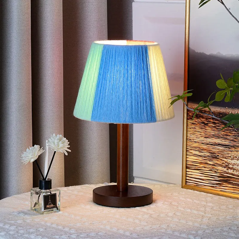 Nice Solid Wood Table Lamp Bedroom Night Light Romantic Atmosphere Decorative Lamp