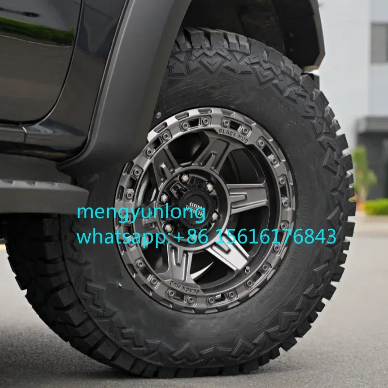 

wholesale six spoke 17 inch 4x4 wheel rims 6*139.7 offroad rims Negative offset-12 wheel hub mags for Hilux Pickup Tank Jeep