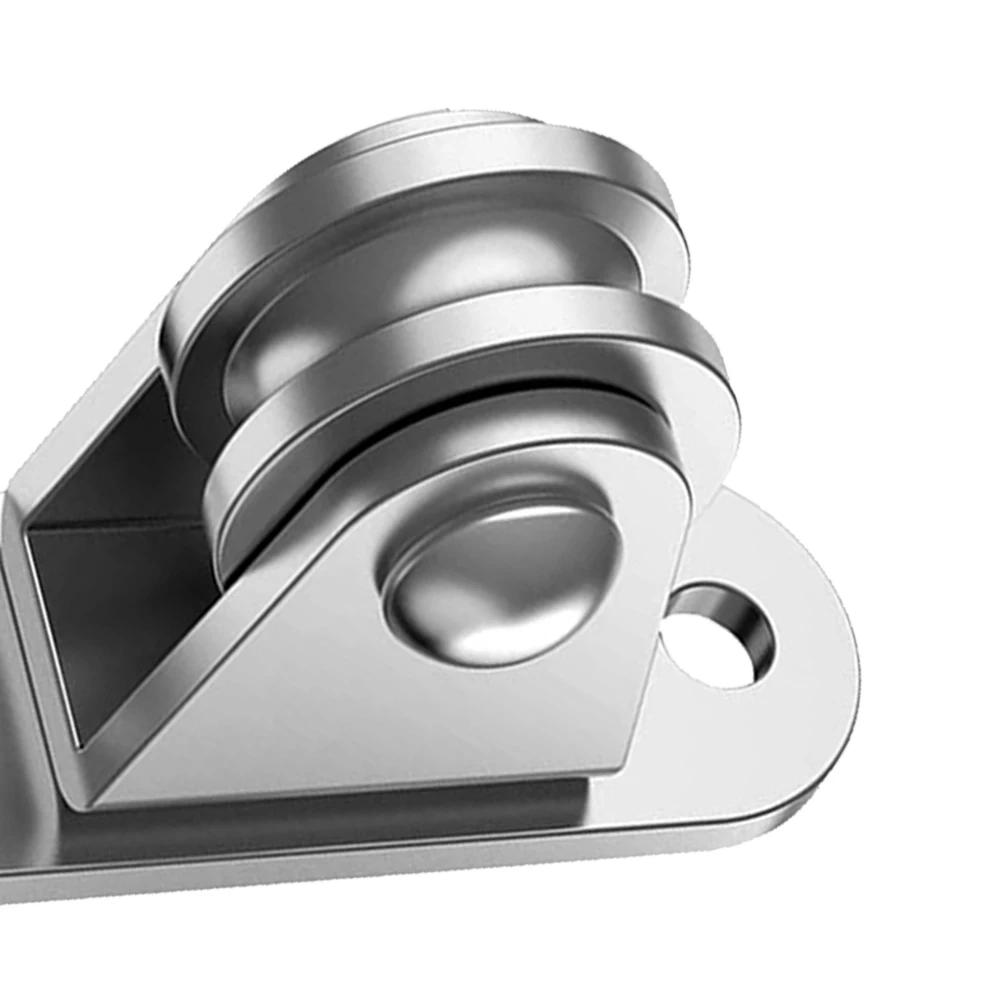 2/4 個ヘビーデューティ固定プーリー取り付けネジと拡張プーリーブロックキット付き壁取り付けプーリー取り外し可能負荷 176 ポンド