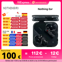 Nothing Ear 45dB Active Noise Cancellation ANC 11mm Driver 24-bit Hi-Res Audio with LDAC & LHDC Up to 40.5 hours of listening