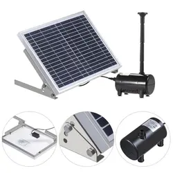 Solar Water Pump Outdoor Solar Fountain for Garden 17V 10W Pond Decorative Water Fountain Decoration