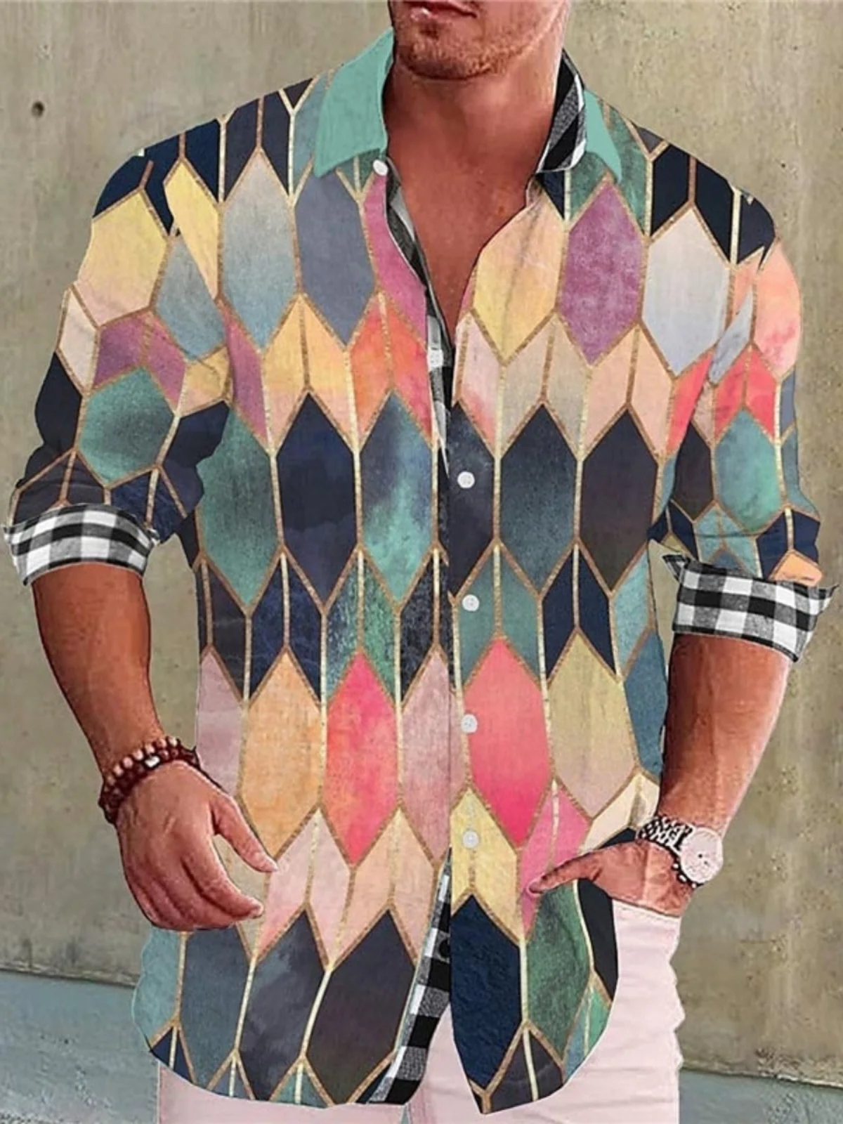 

Мужская длинная све с 3D цифровой печатью irt Faionable, облегающая осенняя одежда, молодежный тренд, однотонный узор, европейский сле