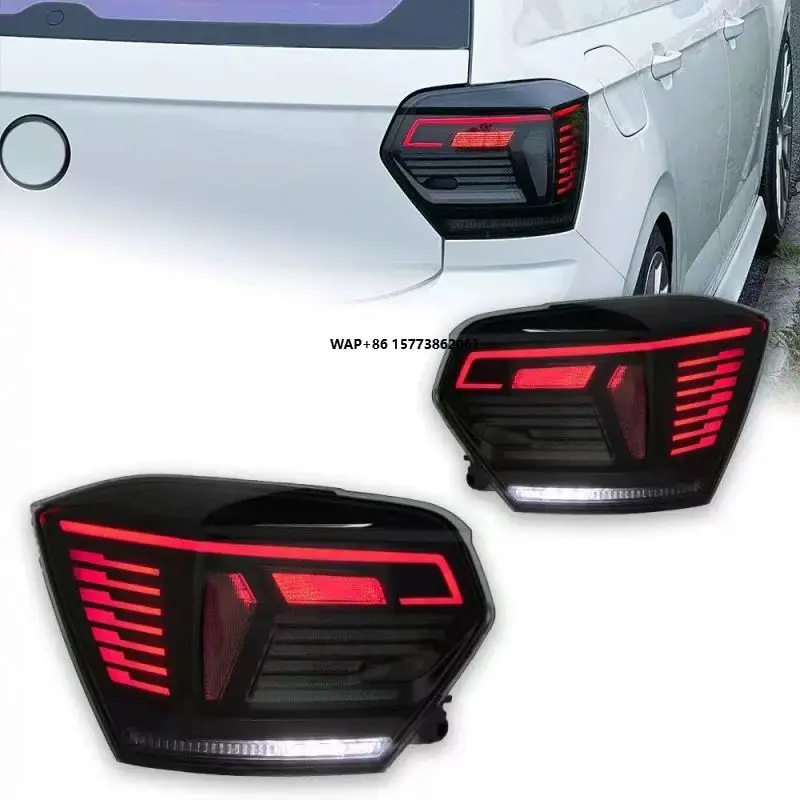 

1 Unit 2019-2022 Vw Polo Tail Lights Car Accessories Upgrade Rearlamp with Turn Signals and Brake Back Light New Condition