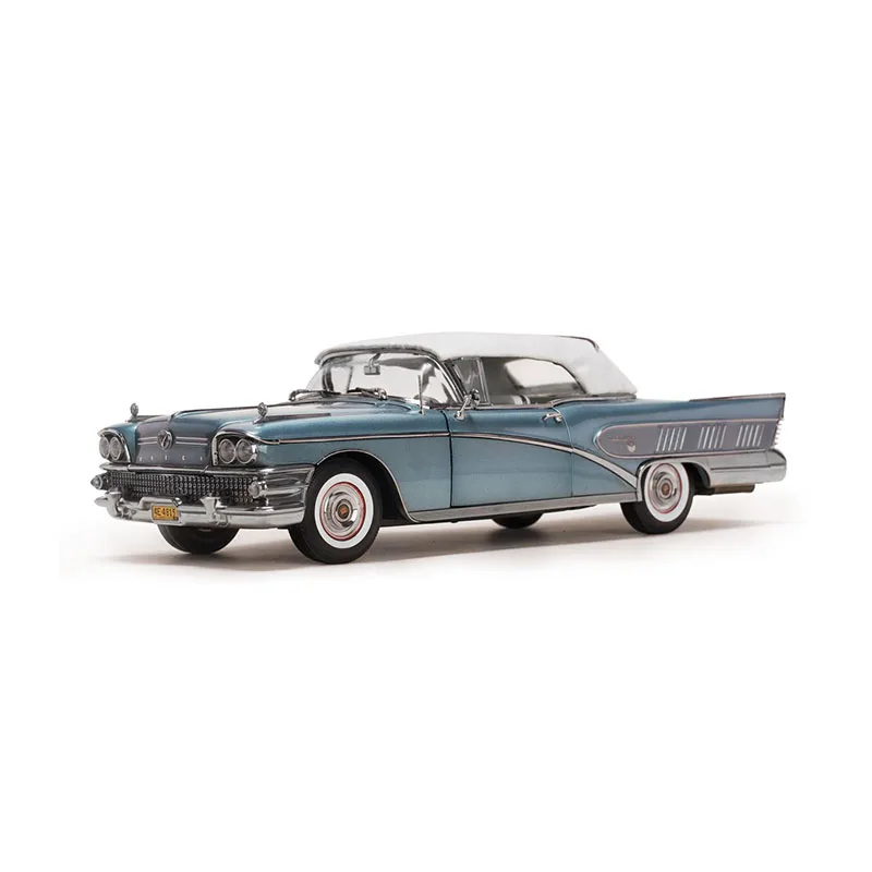 Diecast 1:18 Scale Buick 1958 Simulation Alloy Car Model 4815 Collection Souvenir Display Ornaments Vehicle Toy