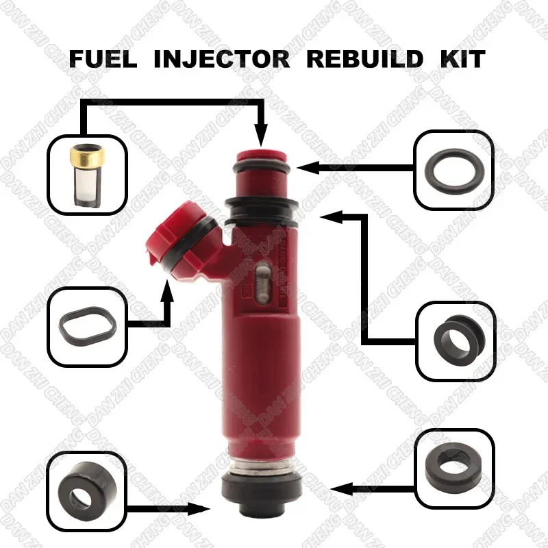 

Fuel Injectors Seals O-Ring Repair Filters for Mitsubish Montero 3.5L 2001-2002 195500-3970 MD357267