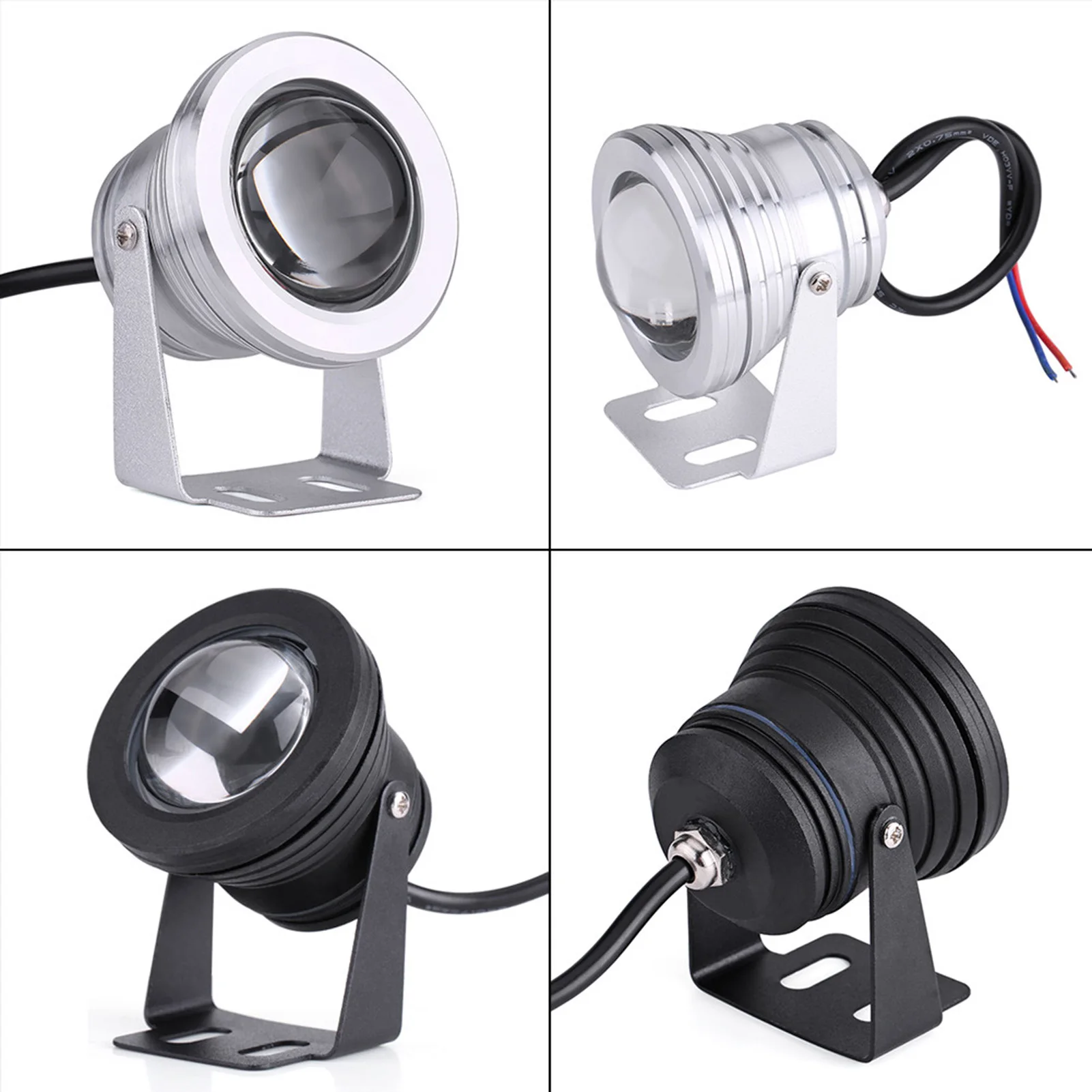 Landscape RGB LED Light Marine Boat Yacht 10W 12V RGB LED Spot Light Rainproof Lamp with Remote Control
