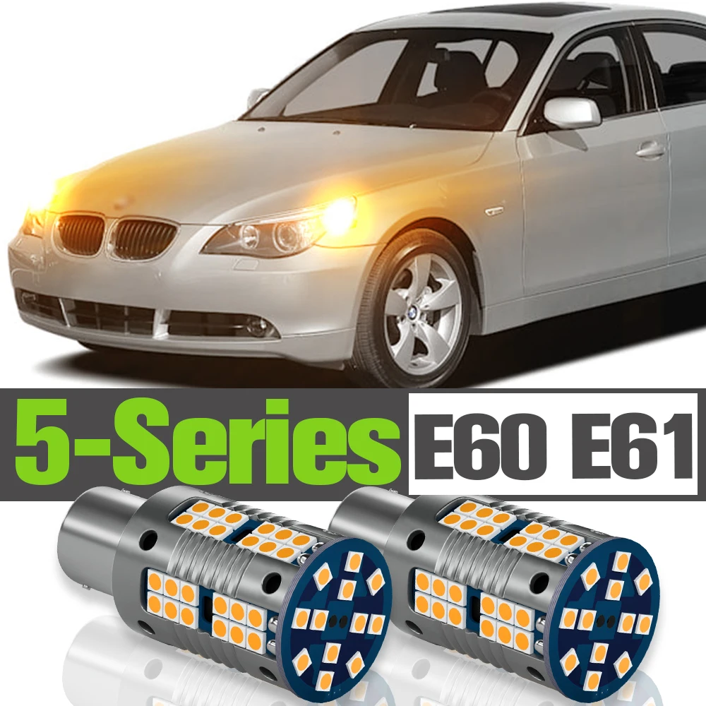 

2x LED Turn Signal Light Accessories Lamp For BMW 5-Series E60 E61