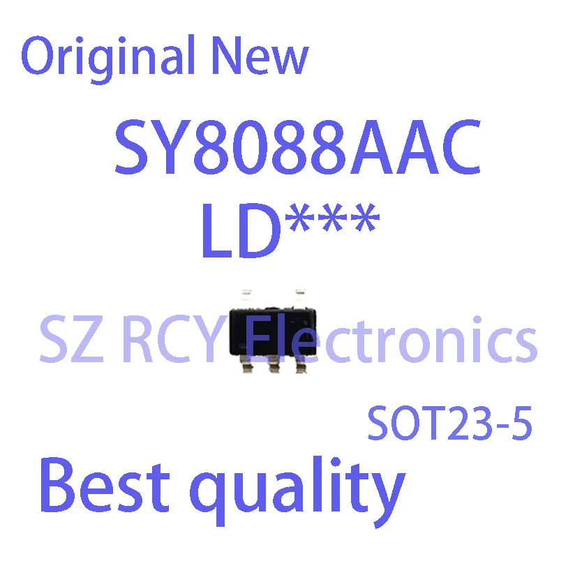 (10-50 PCS)NEW SY8088AAC SY8088A SY8088 Top Mark LDXXX LD SOT23-5 Synchronous Step Down Regulator IC Chip electronic