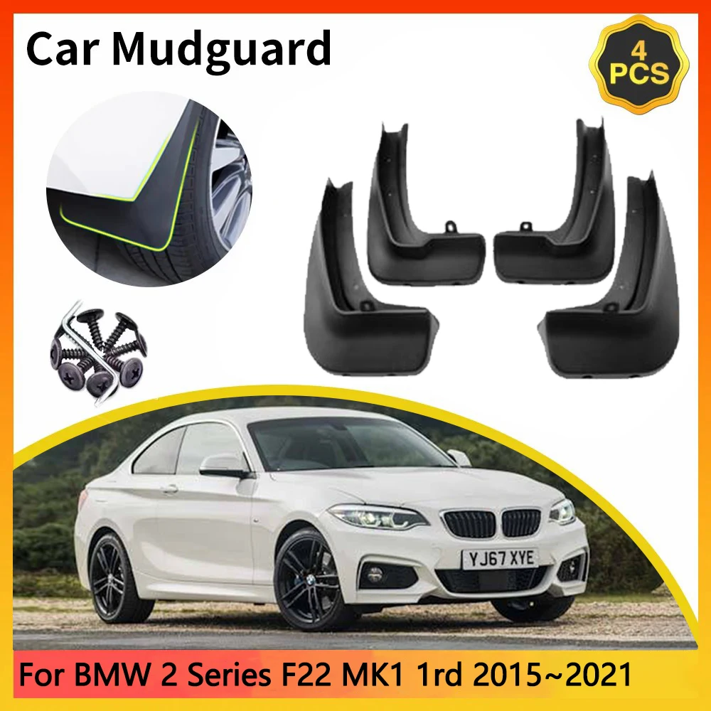 

Для BMW 2 серии F22 MK1 1rd 2015 ~ 2021 2016 купе автомобильные брызговики брызговики брызговики аксессуары для крыльев авто