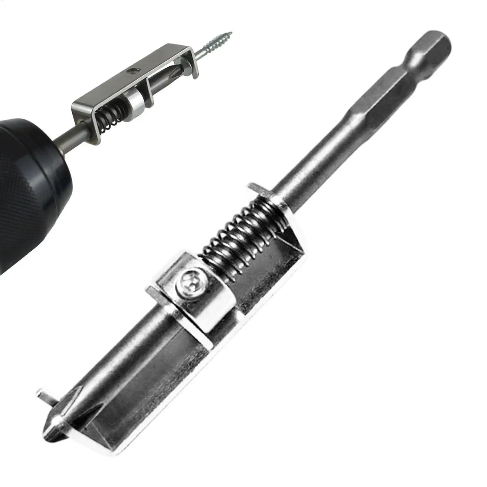 Spring Loaded Screw Holder Bit Phillips Anti-drop Screwdriver Bit Holder for Grip Screws in Overhead or One Handed Positions