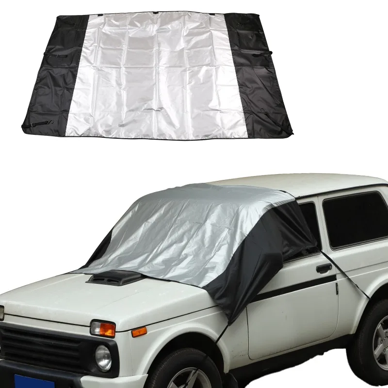 

Защитный чехол из полиэстеровой тафты для лобового стекла автомобиля: от снега, дождя, тумана, пыли. Аксессуар для экстерьера автомобиля.