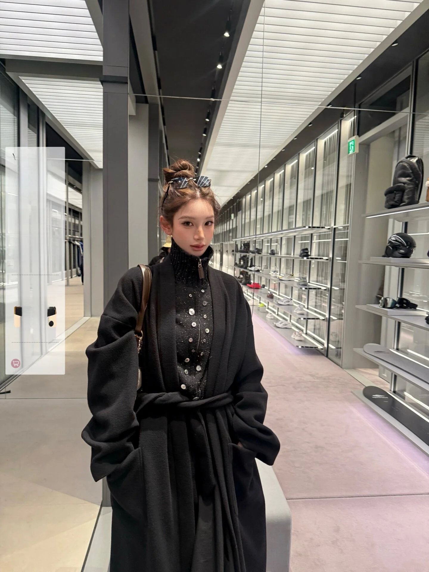 

Yangzifan Heavyweight Wool Knit Sweater Women's Autumn Winter High Ne Mixed Fiber Premium Feel Casual Sle Long Sve Top