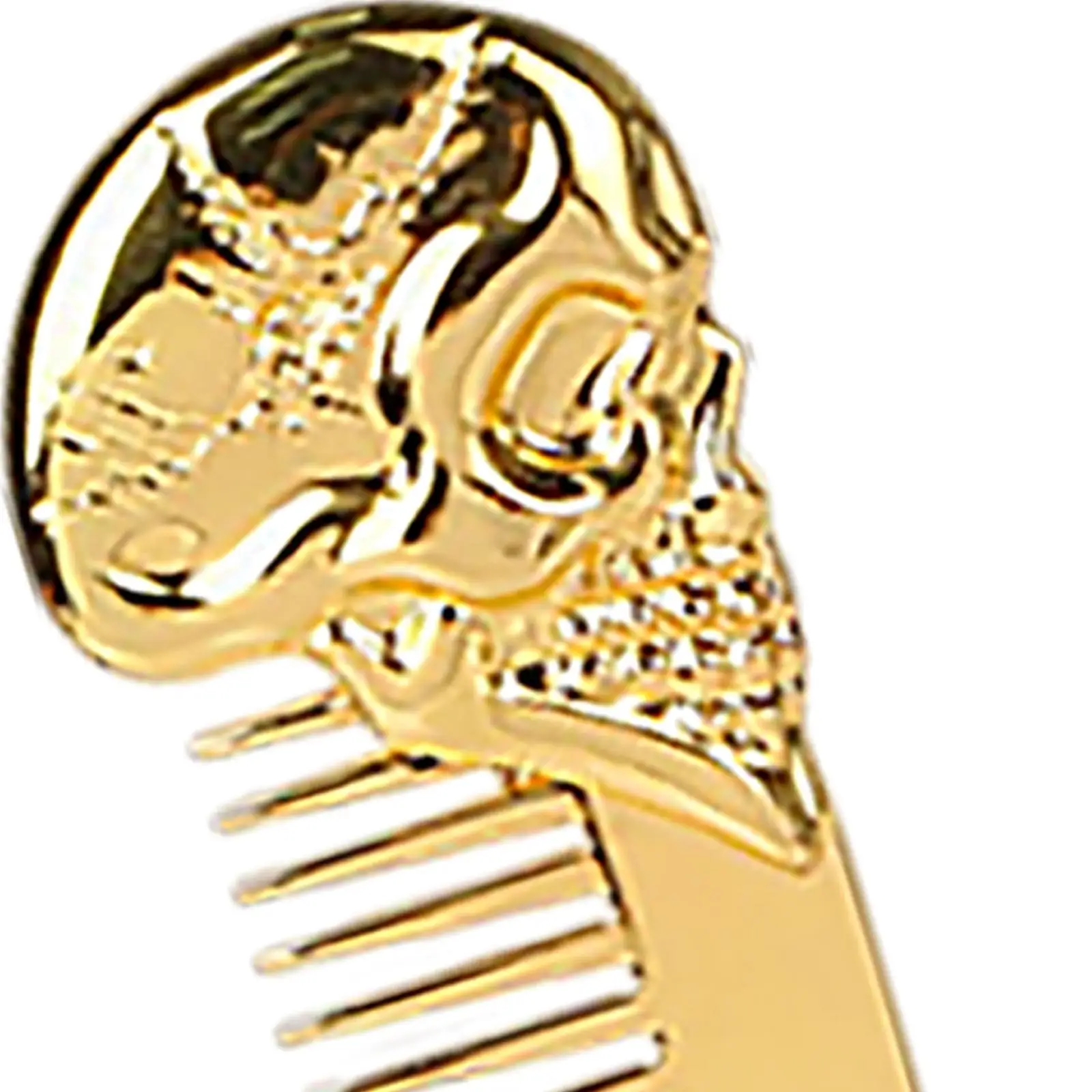 مشط سبيكة لحية للرجال ، مشط جيب ، أداة تشذيب دقيقة