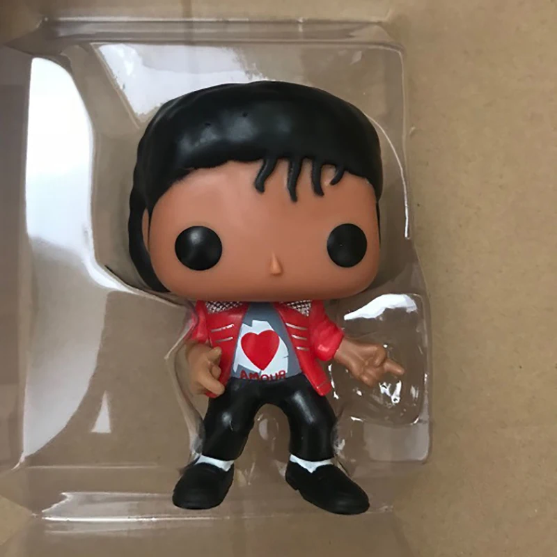 Michael Jackson Cute Vinyl 10cm Figure Model Toys Gifts Figures Statue Model Doll Collection Ornament Room Decoration Toys Gifts