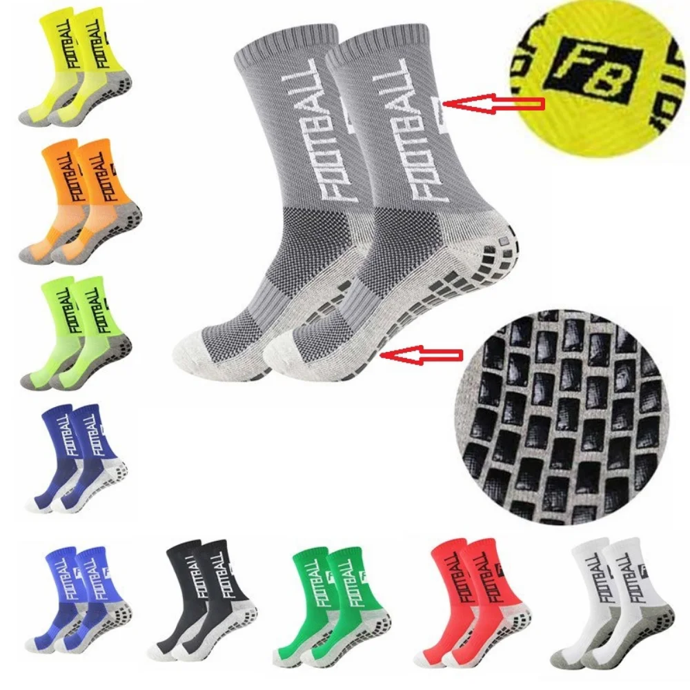 Fußball Anti-Rutsch-Fußball-Socken rutsch feste Männer Frauen Ugup grade Basketball Tennis Sport Socken Griff Radfahren Reit socken 38-45