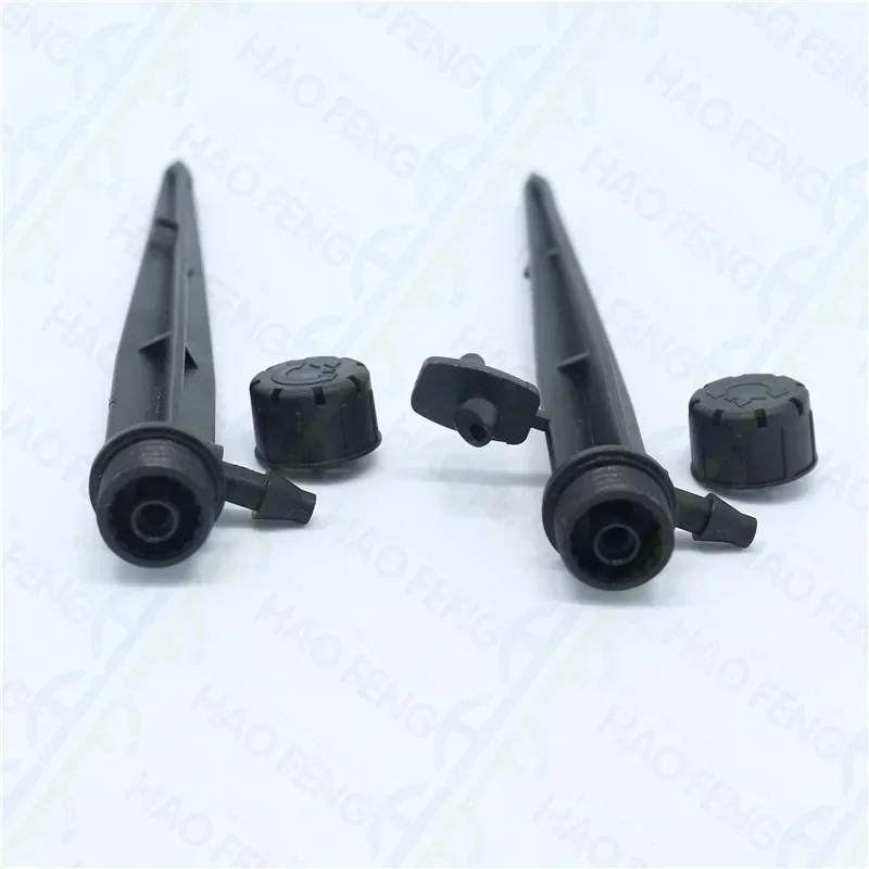 5pcs Black Adjustable Irrigation Drippers 360 Degree 8 Holes Drip System Emitter Flow Dripper