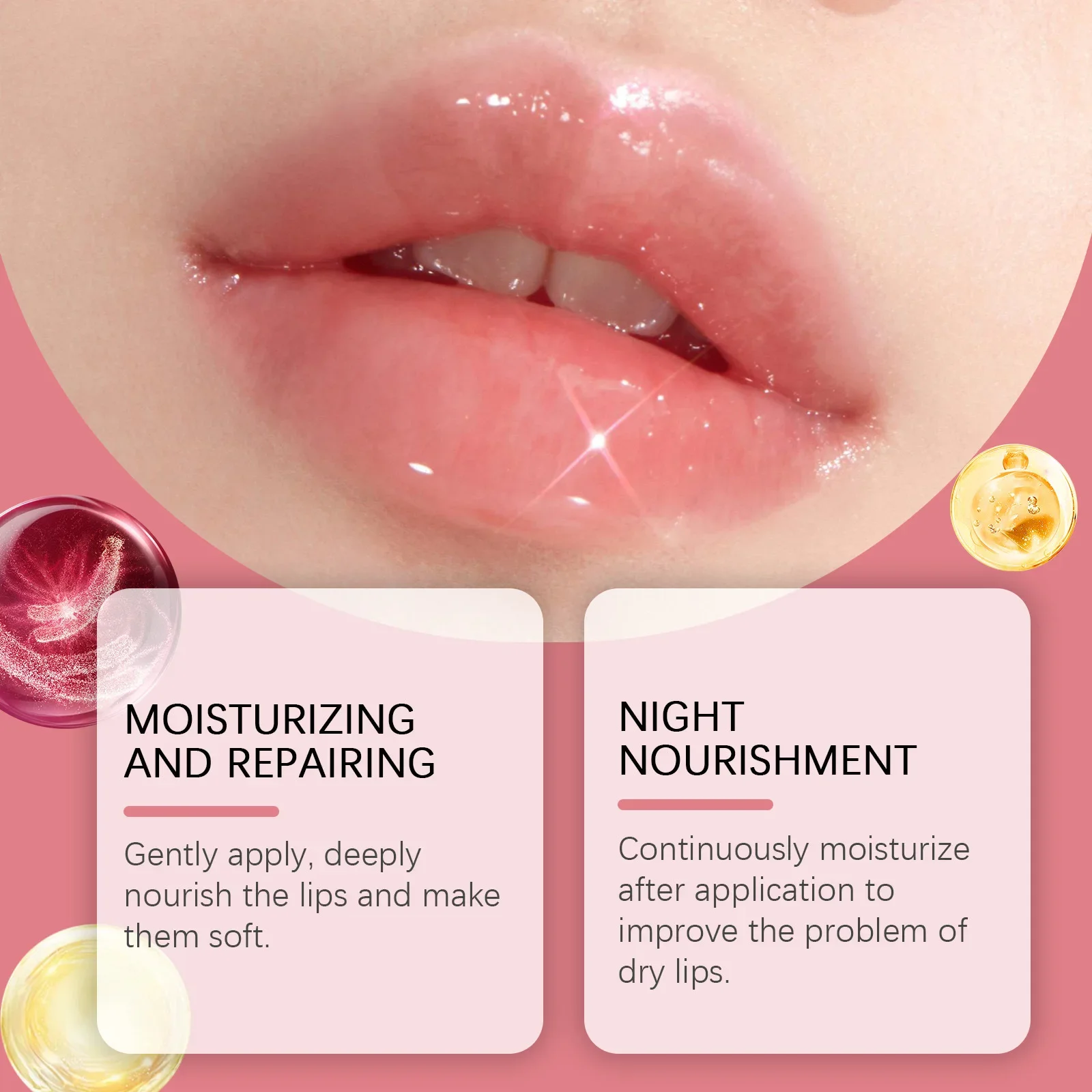 

Eelhoe Strawberry Lip Moisturizing Sleeping Mask Darkness Removal Improve Dry Anti Cracking Fruits Essence Lip Repairing Masks