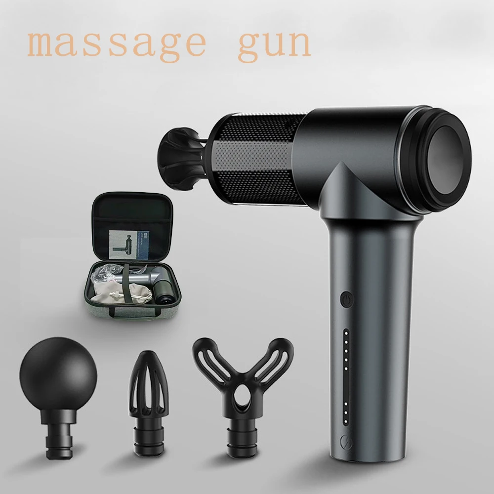 portable muscle massage gun electric gun massager fitness bag Deep tissue High frequency massage machine