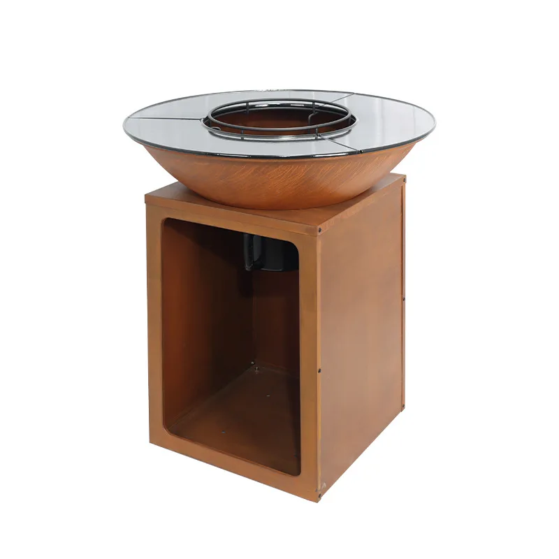 Wholesale Weathering Steel Stove Fire Pit Outdoor Yard Barbecue, Wood Burning Grill Barbecue Heating Stove