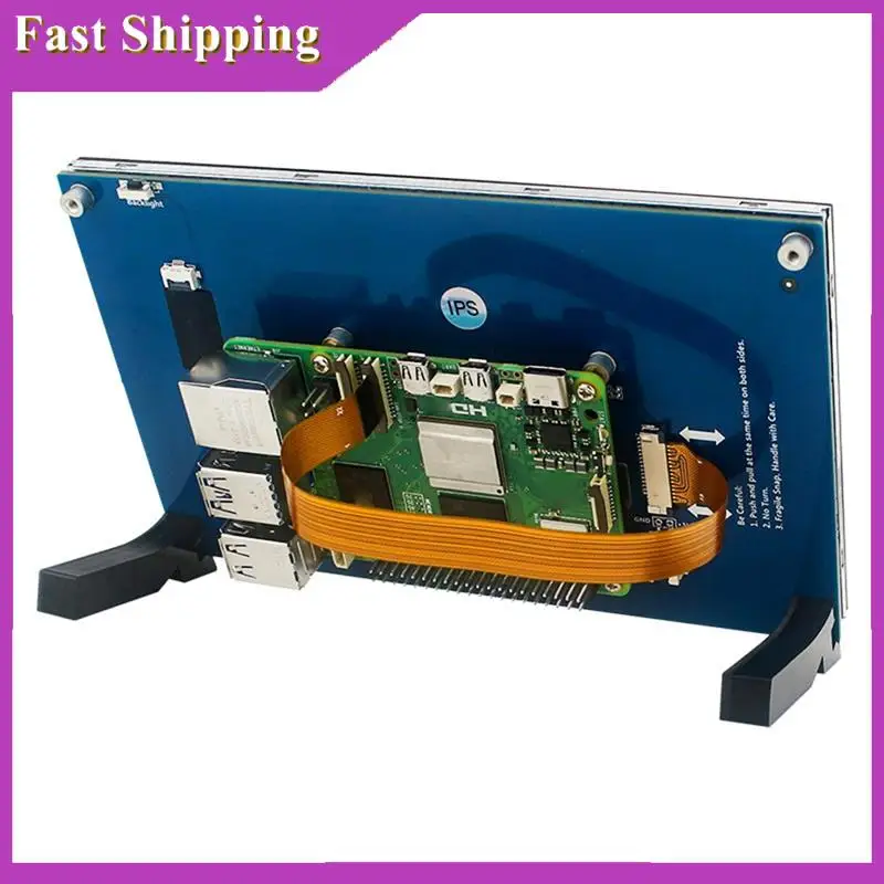ABRI-5 Zoll kapazitiver Touchscreen für Raspberry Pi 5/4B/3B+ IPS-Display 178 °   Laufwerksfreies CSI-Kabel mit Standardmonitor