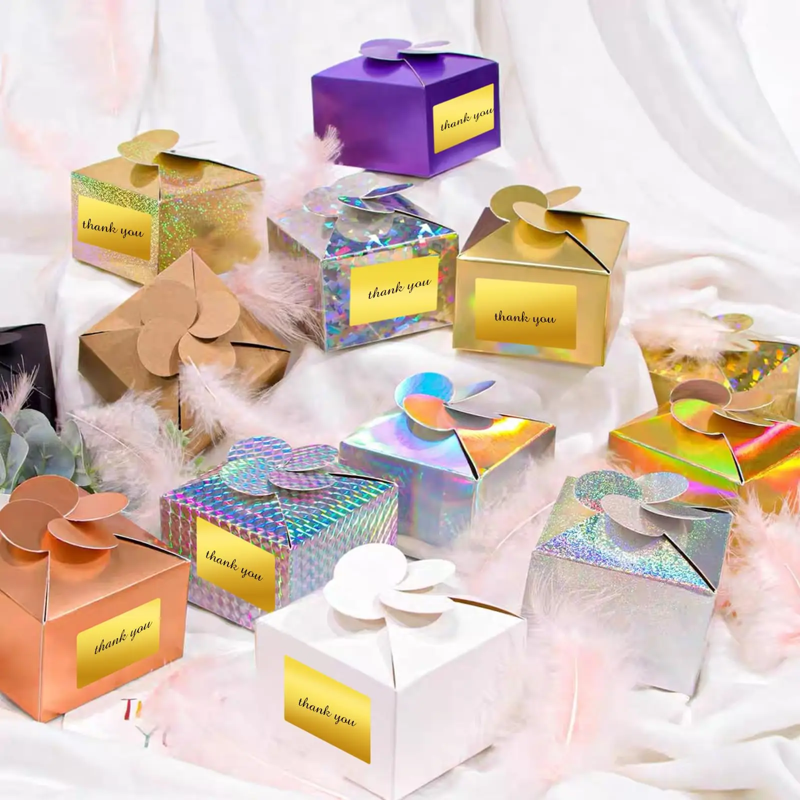 53mm Silver/Purple/Gold Holographic Thermal transparent Sticker Paper for M02/T02/A6 Printers, Study Notes, Photo Journal