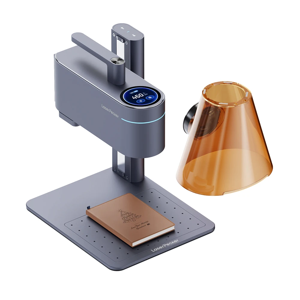 

Двухлазерный гравер LaserPecker LP4 с поворотными и скользящими удлинями, ИК-переключатель, ИК/диод для ювелирных изделий и промышленного массового производства