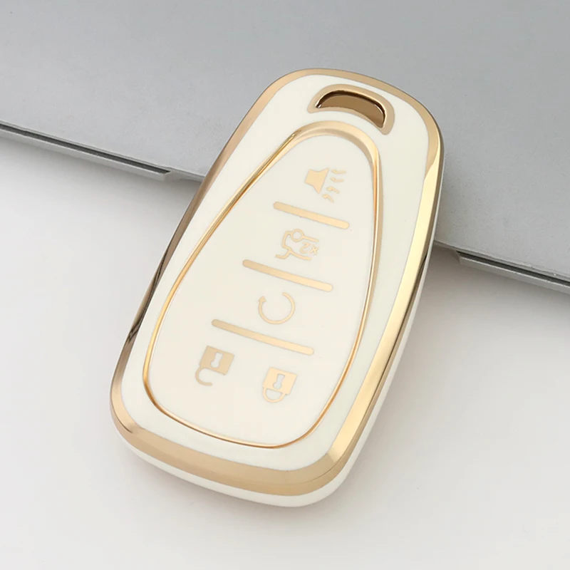 TPU Car Key Case Cover for Chevrolet Cruze Spark Sonic Camaro Volt Bolt Trax Malibu Blazer Traverse Seeker Onix Equino Orlando